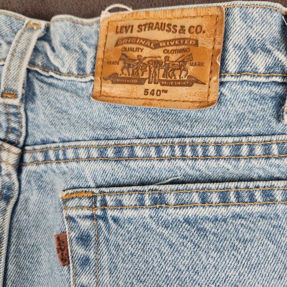 Vintage Levis Orange Tab 540 Jeans Mens 36x34 Blue Light Wash Relaxed Fit‎